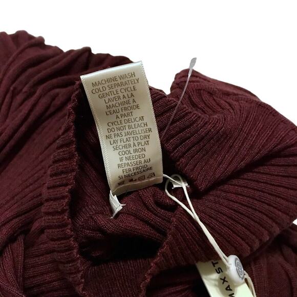Max Studio NWT Wine Sweater Dress Women L - Picture 9 of 9
